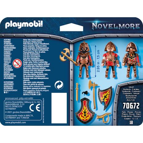 Playmobil Novelmore Ιππότες του Burnham 70672